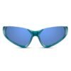 Roubaix Sunglasses - Blue frame & blue mirror lenses