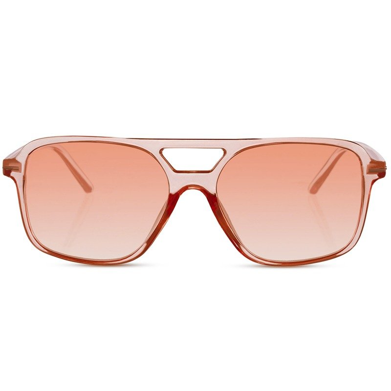Sustainable millionaire sunglasses - Creteil | Pink transparent frame & pink lenses