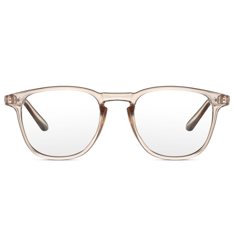 Anti blue light glasses - Moselle | Beige transparent frame